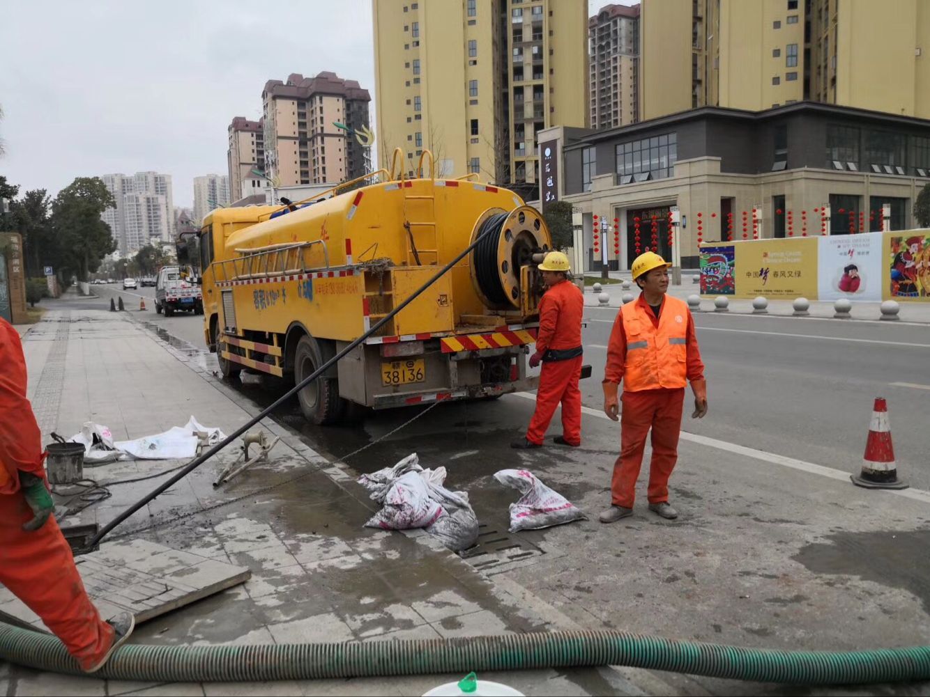 同德排污管道清淤-管道清洗
